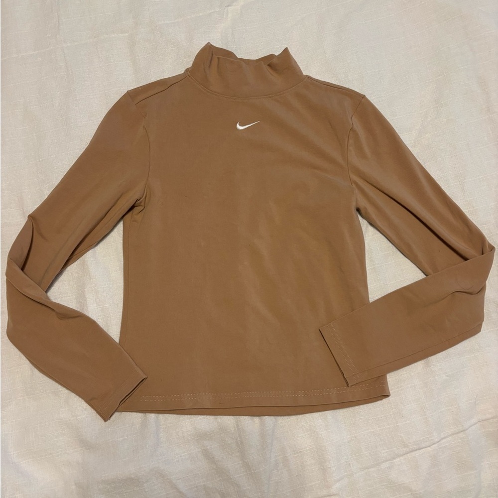 Nike Women's Tan Long Sleeve Tee